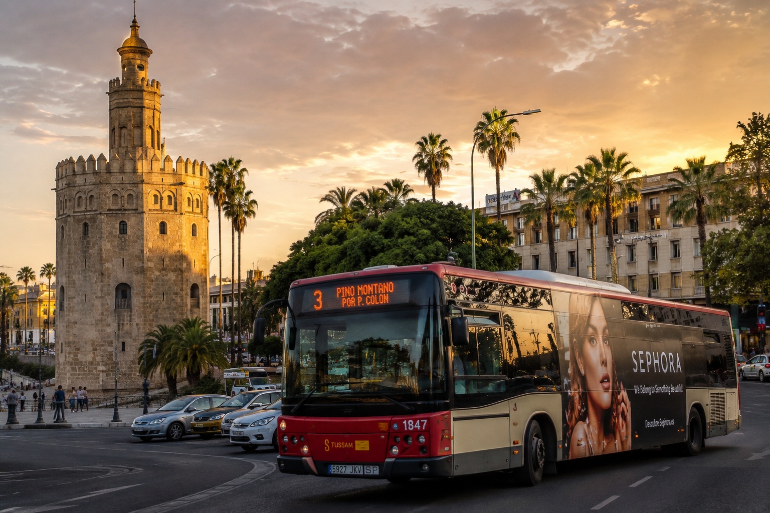 Publicidad en Autobuses en Sevilla